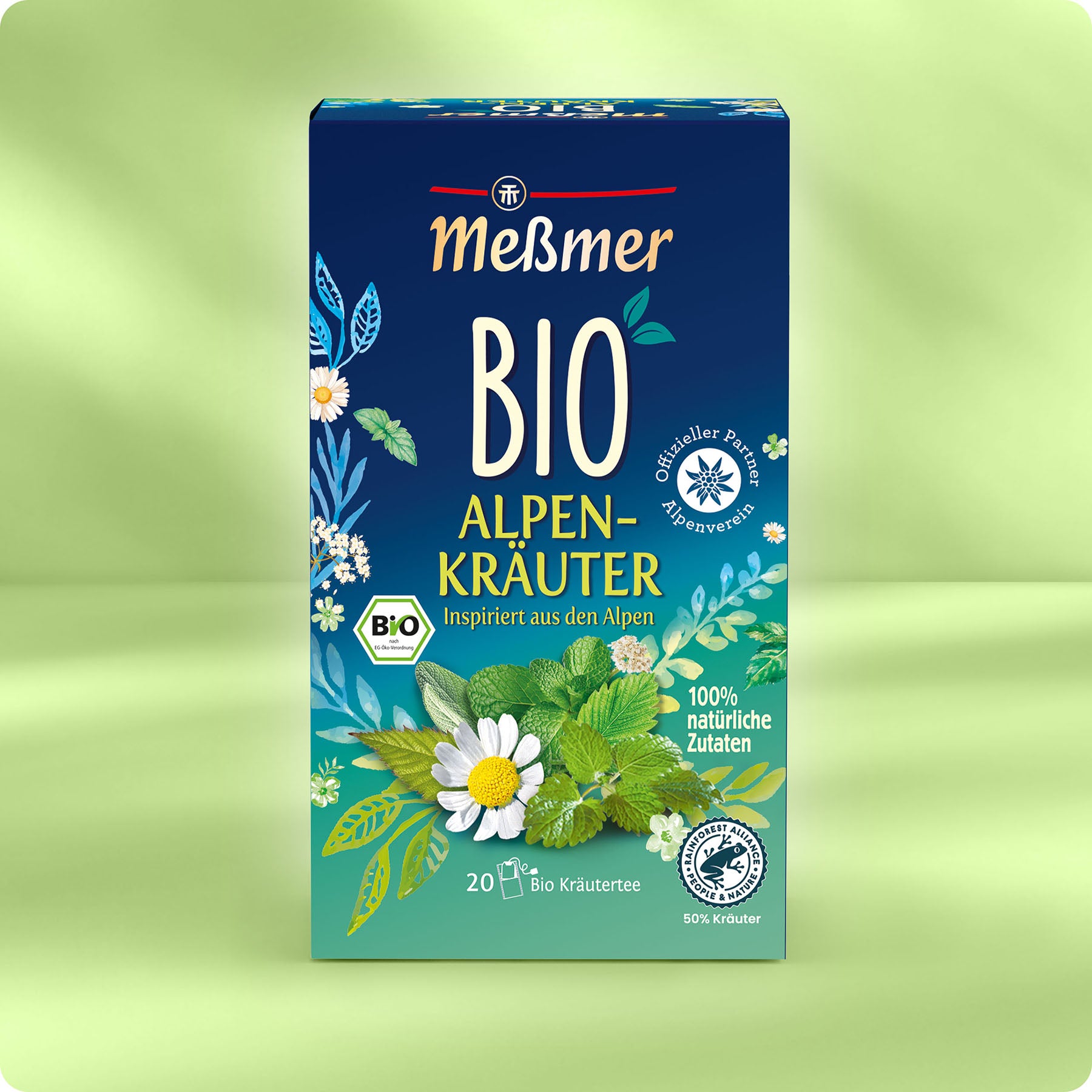 kräutertee aufbewahren Meßmer Bio Alpenkräuter