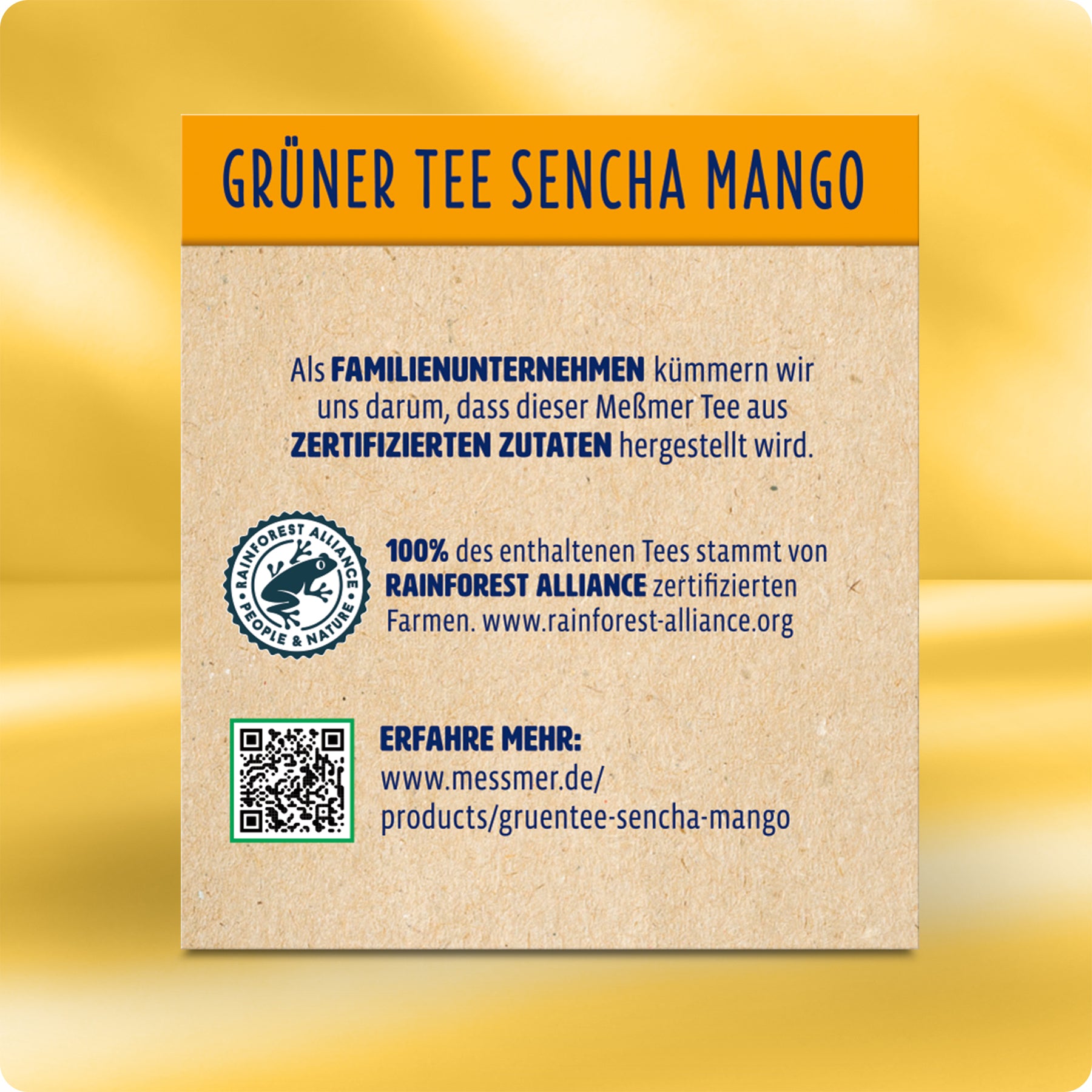 Grüner Tee Sencha Mango