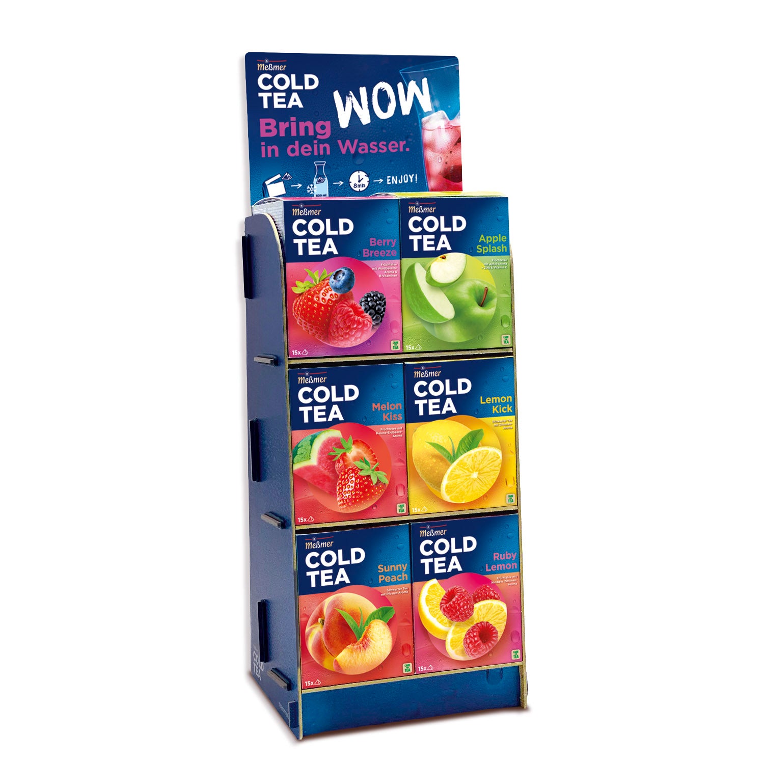 Cold Tea Set im Thekendisplay