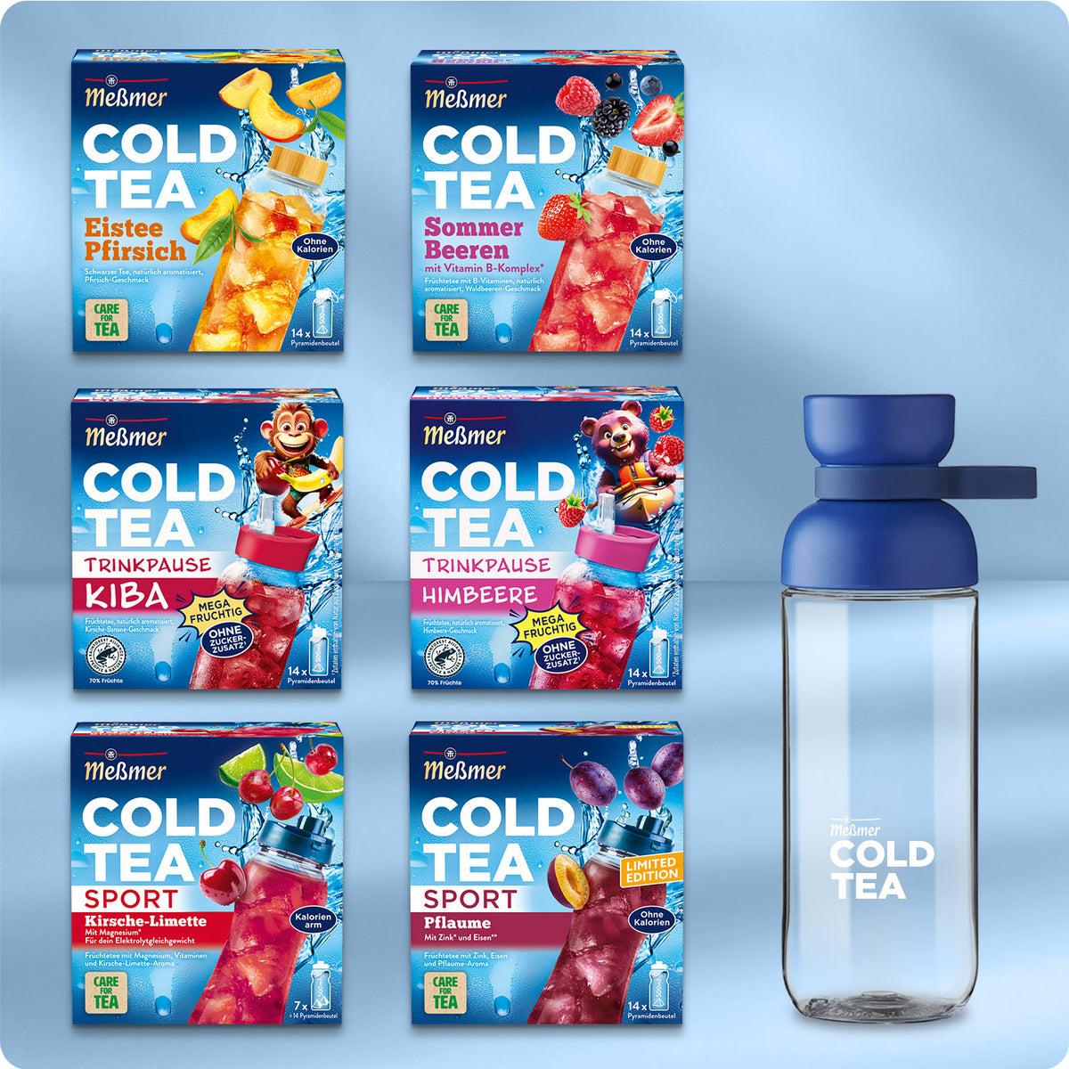 Meßmer Cold Tea Selection Set mit Flasche