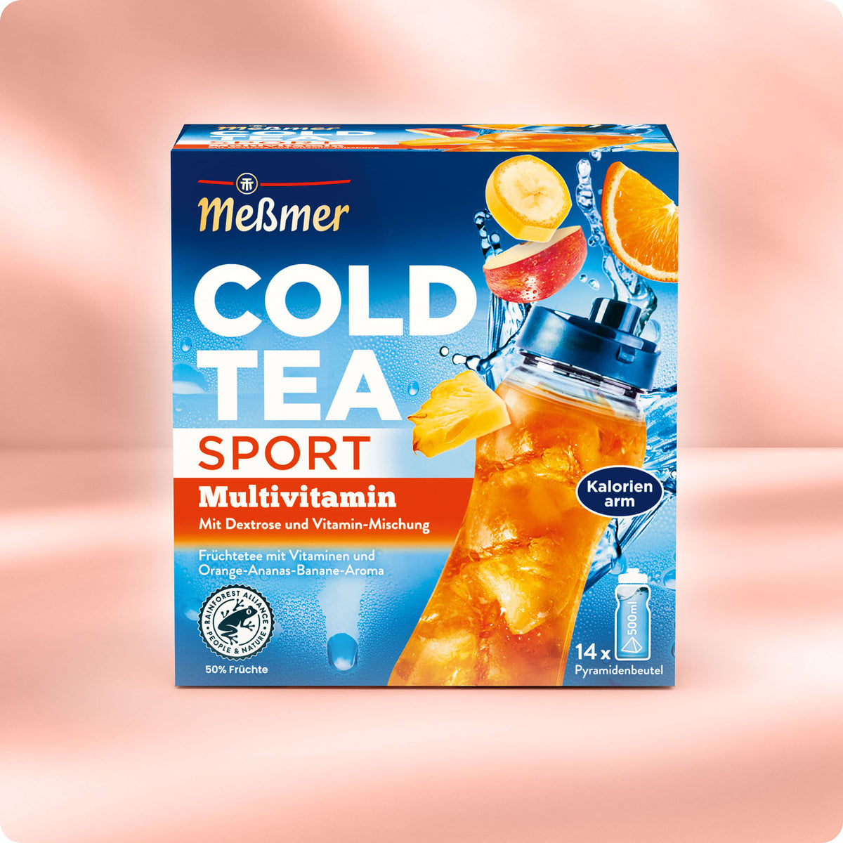 Meßmer Cold Tea Sport Probierpaket mit 4 Sorten (56 Beutel)