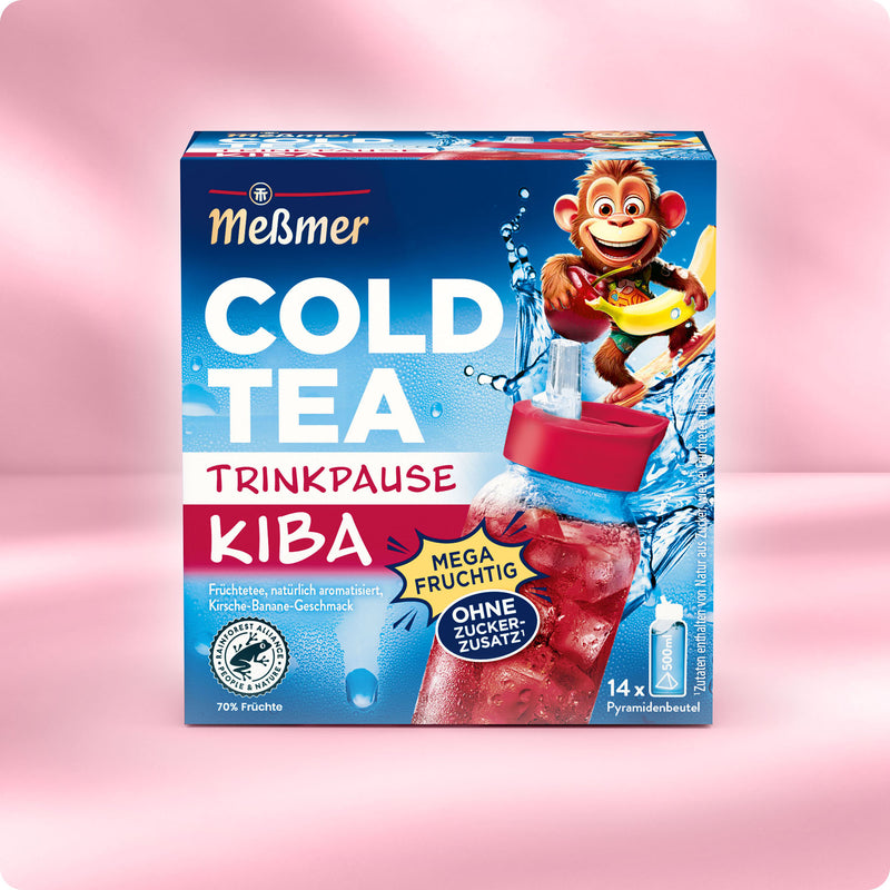 Meßmer Cold Tea KiBa (Kirsch-Banane) | Für die Schulpause