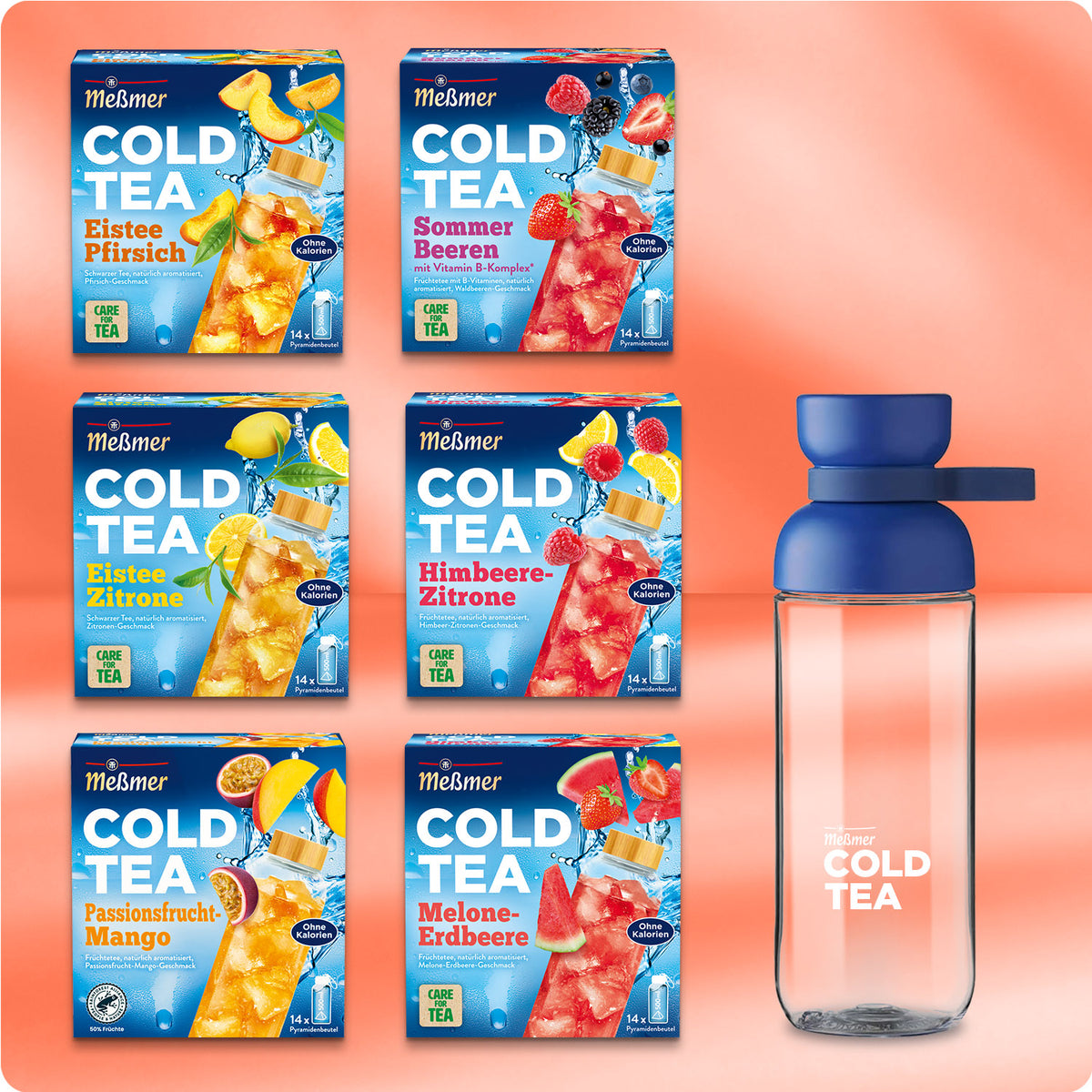Meßmer Cold Tea | Erfrischender kalter Tee ohne Zuckerzusatz*