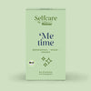 Verpackung von Bio Me Time Kräutertee mit Brennnessel, Minze und Orange, Bio-Siegel und dezenter Sternen-Grafik auf hellgrünem Hintergrund für entspannte Genussmomente.