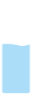 Eine einfache Illustration einer transparenten Flasche, die bis zur Hälfte mit hellblauer Flüssigkeit gefüllt ist, vor einem schlichten Hintergrund.